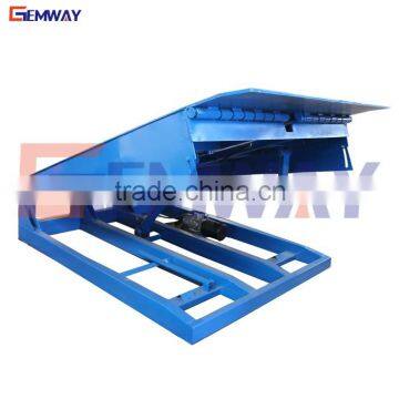 High efficiency hydraulic truck ramp loading dock levelers