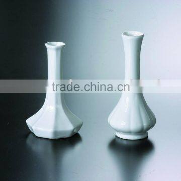 H0996 wholesale white color decoration ceramic & porcelain vases