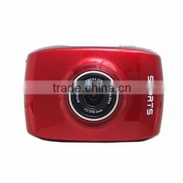 Only weight 48g mini size easy take to hiking Sport Camera W108 RED color