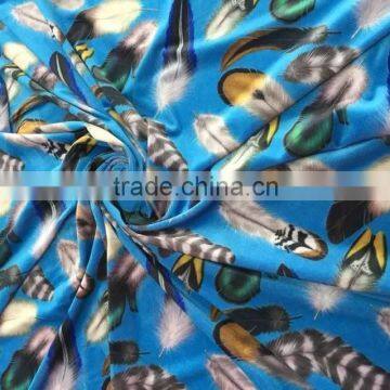 Digital Printed Velvet 95%Polyester 5%Spandex KS Velvet,For Women Garment Dress