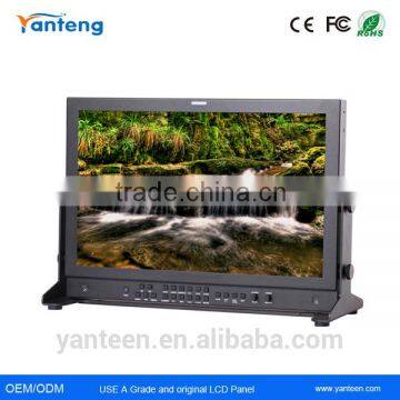 Free view angle 22inch broadcast sdi monitor with IPS screen