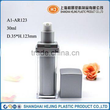 Acrylic material 30ml airless cosmetic pump bottle