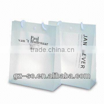 Plastic Bag With Printed Logo and Handle SC02002