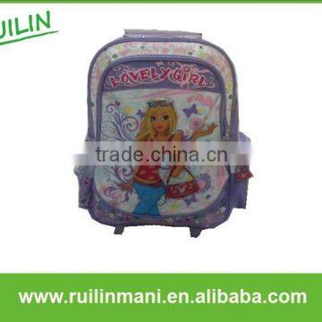 Lovely Girl Trolley School Bag