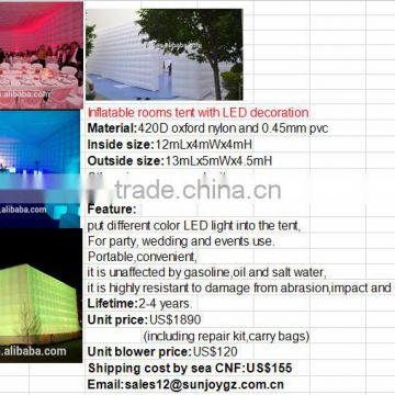 Clear Inflatable tent high quality inflatable dome tent for sale