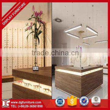 Factory directly sale wooden optical shop counter design