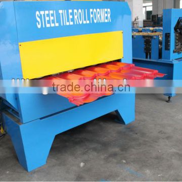 automatic glazed roof tile roll forming machine