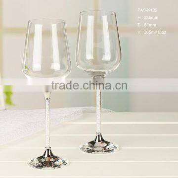 Best Price Crystal Wine Goblet Couple Toasting Glass