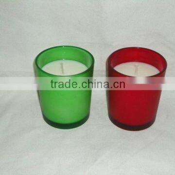 Natural Soy Candle in glass cup with box