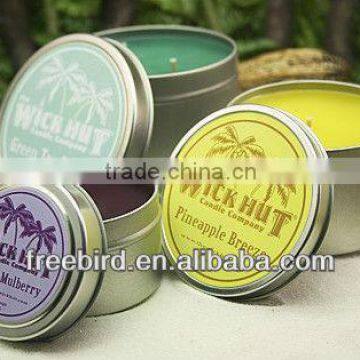 Scented Massage Oil Tin Candle