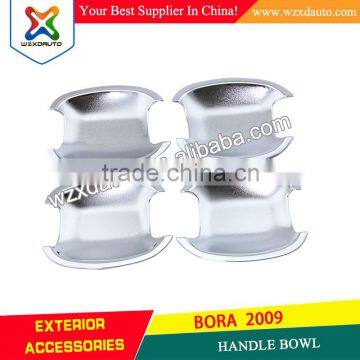 SET ABS CHROME DOOR HANDLE BOWL INSERTS COVER HANDLE BOWL FOR VW BORA 2009