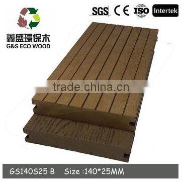 Hollow and Solid WPC decking , Eco-friendly outdoor flooring