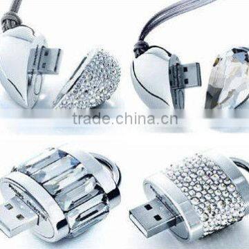 Factory-made OEM usb jewelry, jewelry usb flash drive, jewellery usb heart/usb door lock