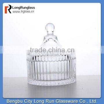 Longrun Personalized cut glass ger shape candy holder