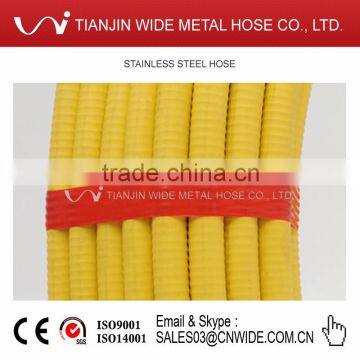 1/2" 3/4" 1" Yellow Color PE Cover 304 Steel Bellows Gas Pipe photo-5