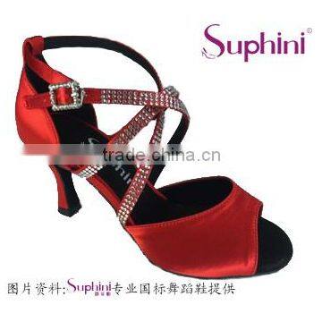 Suphini Red Fashion Ballroom Dance Shoes Party Wedding Shoes