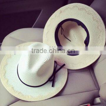 2016 Professional Factory Sale Handmade Straw Hats Boutique Shop New Arrived Women Straw Hat Wholesale photo-2