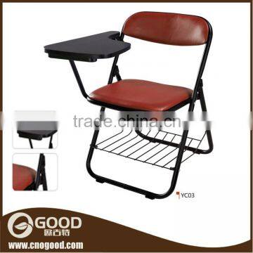 Cheap Student Training Chair with Table and Book Frame
