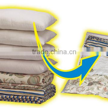 compressed vacuum bag/ vacuum storage bag as seen on tv