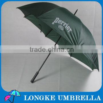 31"green manual open Straight golf Umbrella with logo