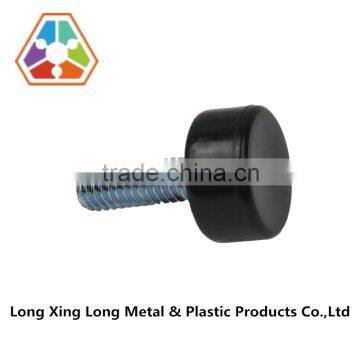 DN25*13*3/8*25mm PA6 Electroplated Adjustable Furnitures Leg/ Plastic Bracket