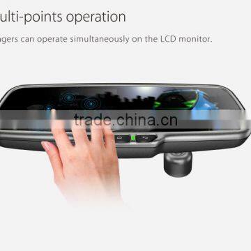 Android Rear View Mirror Quad Core Gps Navigation Bluetooth Touch Screen Rear View Mirror Support 3G photo-5