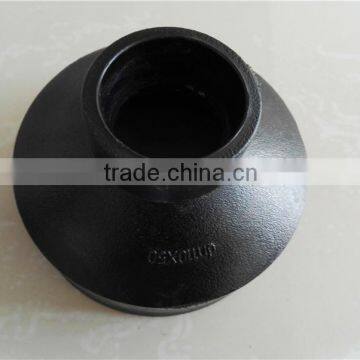 PE pipe fitting reducer coupling