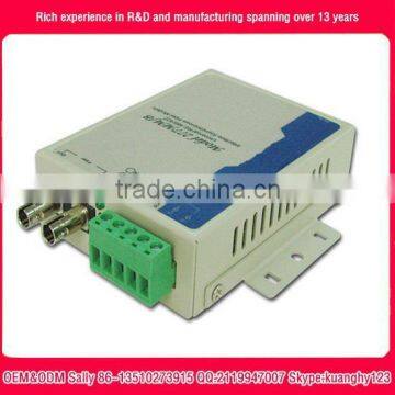 Industrial RS-422 to Single-mode Duplex Serial to Fiber Converter, 1310nm/1550nm 20km Fiber optic modem