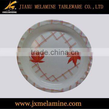 round wavy melamine serving tray