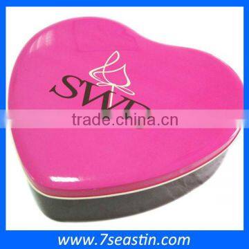 Custom Special / Heart Shape Metal Candy Tin Box