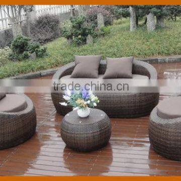 Luxury Rattan Sofa Daybed Set