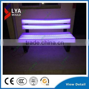 beautiful cloloful bench LED light charging chair