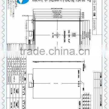 Vertical 8 Inch Tft Lcd Monitors Display 800*1280 photo-3