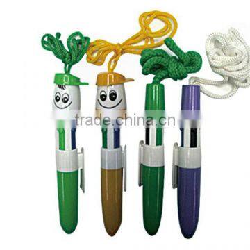 plastic multi-color pen for promotion MUC(21)