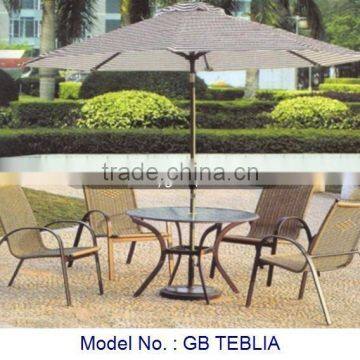 Rattan outdoor elegant furniture, garden set