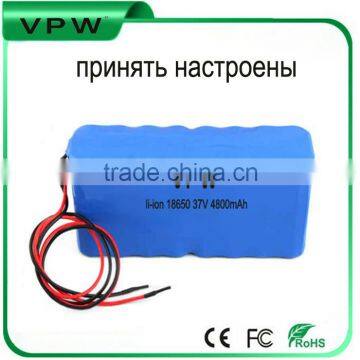 Trade assurance bike 36v 4.4ah li ion battery golf cart battery pack for scooter