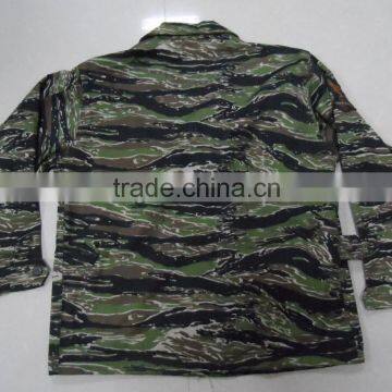 OEM 35% Cotton 65%polyester Twill Afghan Army Dress Grey Camouflage Jungle Camouflage BDU Clothing