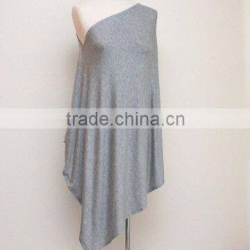 Light Grey Mondel Spandex Super Soft Baby Car Seat Nursing Top Wear