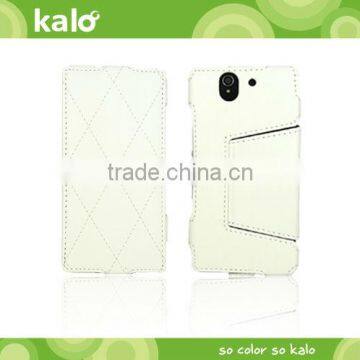 New leather case for Xperia Z leather case