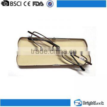 Best-selling fashional logo durable full rim classic fashion metal frame pen fold foldable reading glasses frame