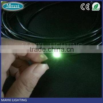 Mitsubishi brand 4.0mm end light optic fiber cable with black PVC