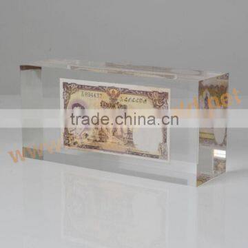acrylic photo frame/ acrylic cube photo frame/arylic block