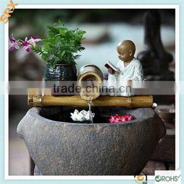 High quality mini boy figurine bonsai plant decor/custom mini figurine plant gift toys/custom pvc anime bonsai figurines