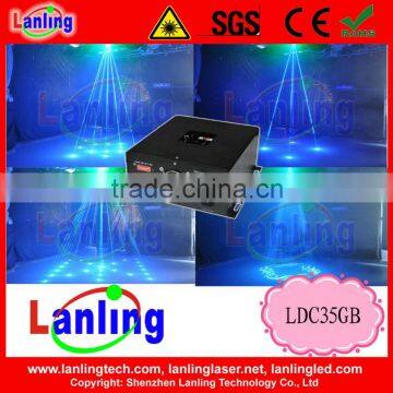 LDC35GB fat beam stage laser light