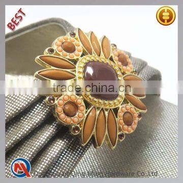 Metal Rhinestone Ornament For Ladies Shoes