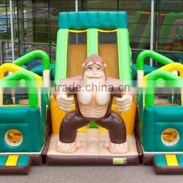 New gorilla inflatable slide/giant adult inflatable slide/inflatable slide for sale