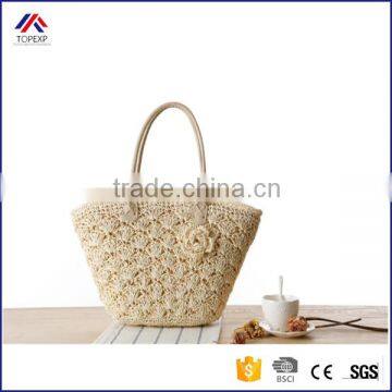 Summer style fashion Womens Straw Weave Woven Shoulder Tote Shopping Beach Bag Purse Handbag straw Beach Bags