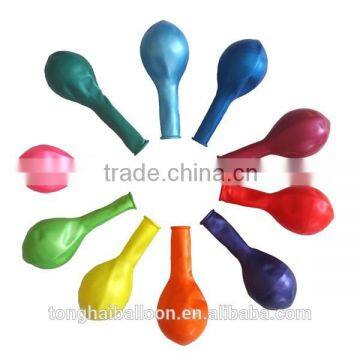 High Quality Natural Pealized Balloons/metallic round balloon