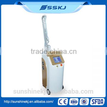 2016 new high power co2 fractional laser vaginal tightening with RF tube