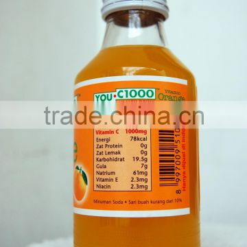 fish liver oil emulsion with fresh orange juice